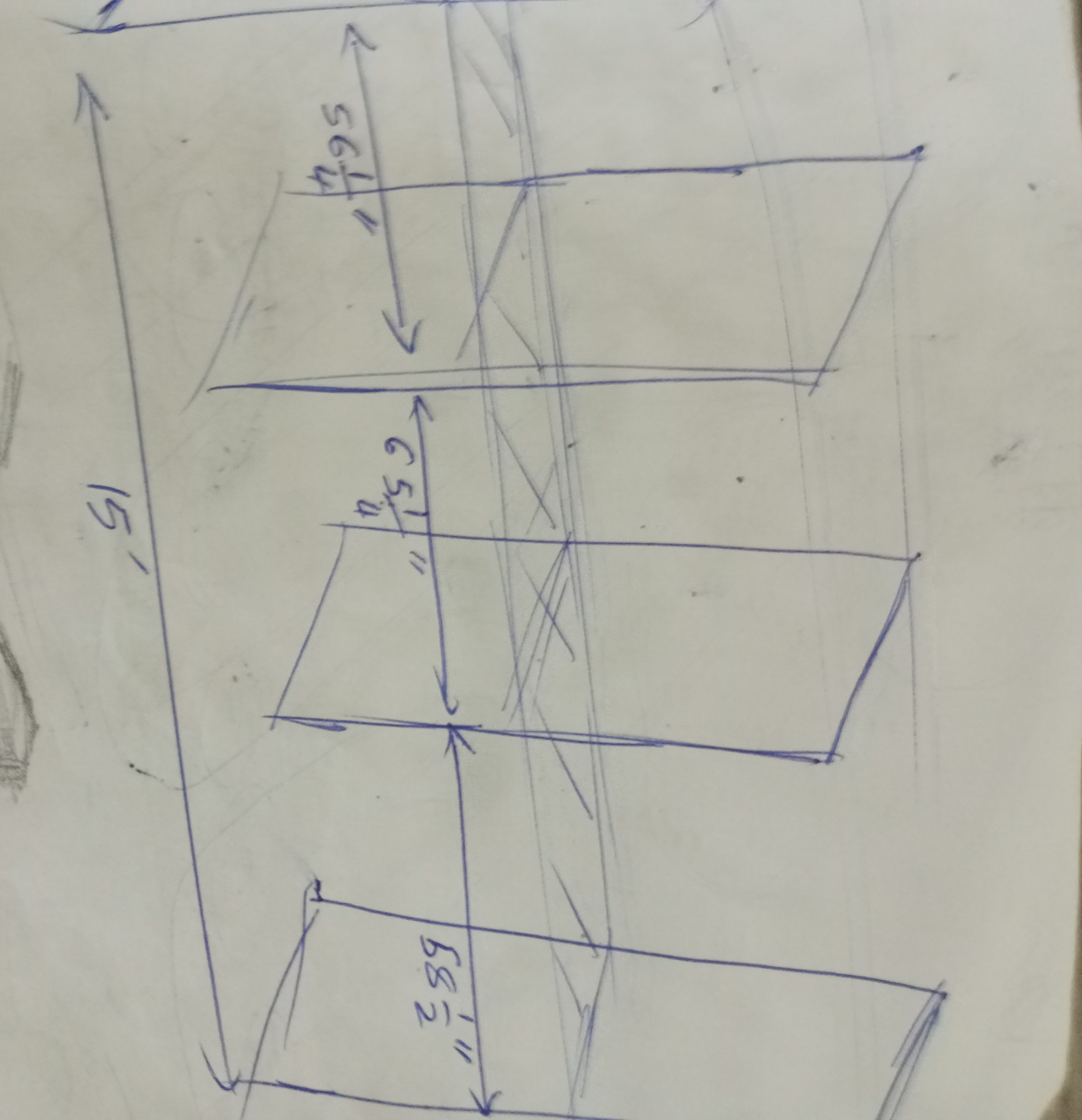 Office partition sketch